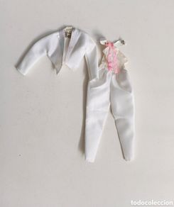 Barbie y Ken: Barbie Haute couture Alta Costura conjunto Lido Congost chaqueta blanca y mono año 80 Spain